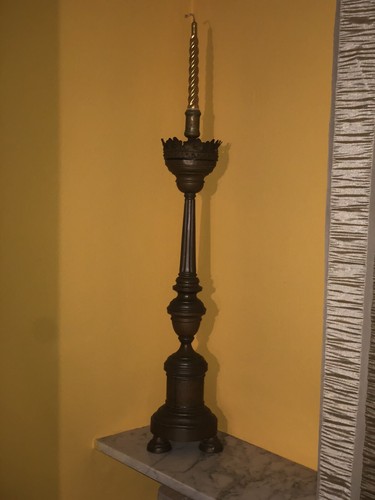 Candelabro bronzo antico - candelabro,