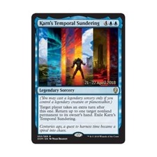 WOTC MtG Prerelease Promos Karn's Temporal Sundering (P) (foglio) quasi nuovo
