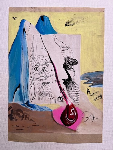 Salvador dalì disegno - dalì, su