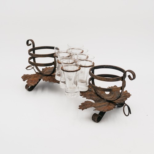 Set bicchieri vassoio - set,