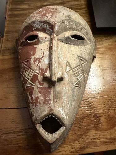Maschera legno africana - maschera,