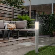 Lampione LED E27 acciaio inox