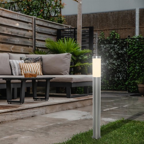 Lampione led e27 - e27, acciaio