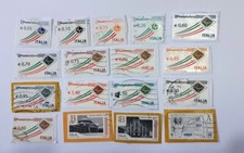 LOTTO DI N°17 FRANCOBOLLI ITALIANI USATI ORDINARI CON ALTI VALORI (vedi foto)