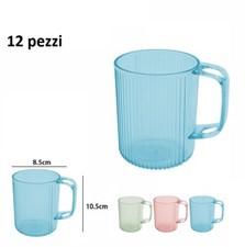 x Set 12 Pezzi Tazze Bicchieri