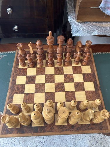 Scacchiera legno - scacchiera, in