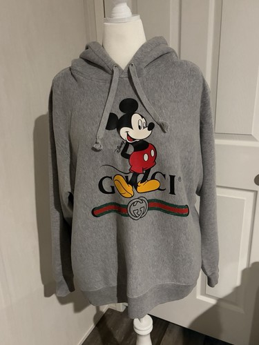 Felpa gucci disney grigia - felpa,