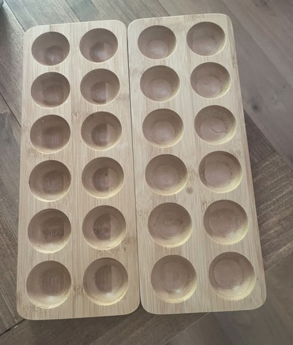 Boîtes bois pour 24 - boîtes,