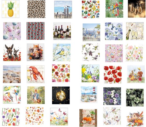 Tovaglioli decoupage carta
