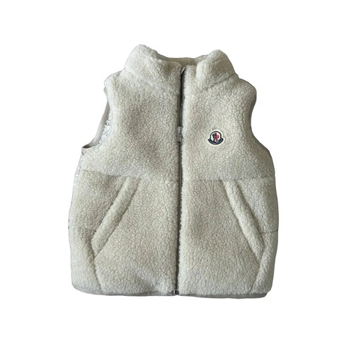 Gilet moncler shearling - moncler, beige