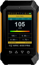 GQ GMC-600 Pro Geiger Counter Alpha, Gamma, Beta Monitor Radiazioni X