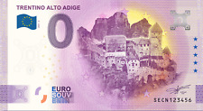 0€ ZERO EURO SOUVENIR BANCONOTA UFFICIALE ITALIA 2021 - TRENTINO ALTO ADIGE