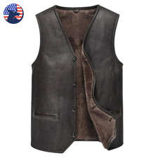 Gilet uomo pelle di shearling