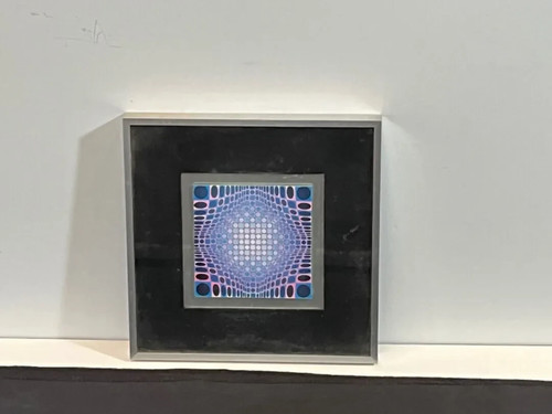 Victor vasarely serigraph - vasarely,