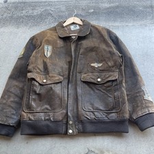 Bomber pelle vintage anni 80