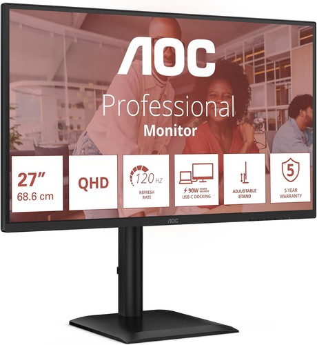 Aoc q27e4cv wqhd hub usb - aoc,