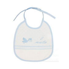 Bavaglino bavetta per neonato bimba in cotone da ricamare punto croce con aida