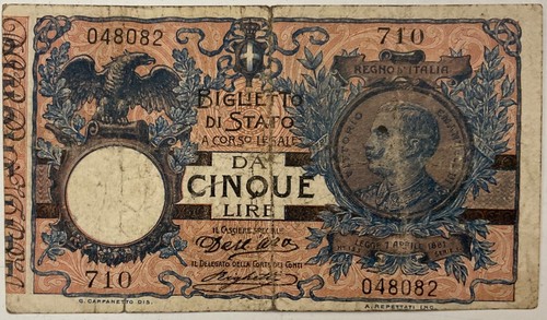 Lire biglietto stato - biglietto, di