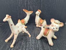 capodimonte porcellana artististica animali assortiti 4 pezzi fatti a mano