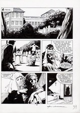 CORRADO ROI - Tavola originale Dylan Dog n.20 "Dal Profondo" p.39