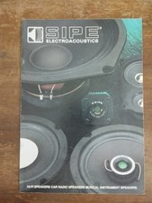 CATALOGO SIPE ELECTROACOUSTICS