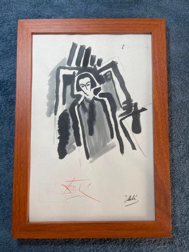 Salvador dali drawing on - dali,