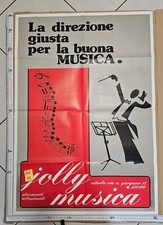 MANIFESTO VITERBO JOLLY MUSICA STRUMENTI MUSICALI ANNI 80