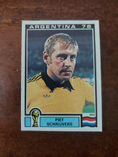 PANINI ARGENTINA 78 FIGURINA N° 261  SCHRIJVERS - OLANDA - CON VELINA  (3068)