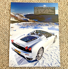 FERRARI 430 F430 F1 - FRAMEABLE COLLECTIBLE CLASSIC SUPERCAR CAR POSTER IMAGE