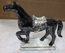 Statuina cavallo mosaico con