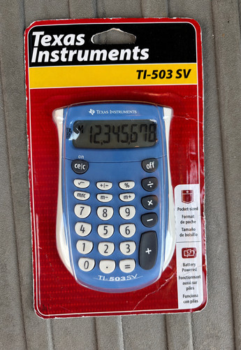 Texas instruments 503 sv - texas,