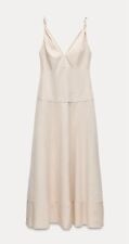 Abito midi Zara ecrù con