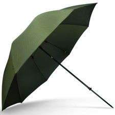 NGT Ombrello Brolly 45" Verde con Cuciture Nastrate e Funzione Inclinazione 210T Carp Fishing