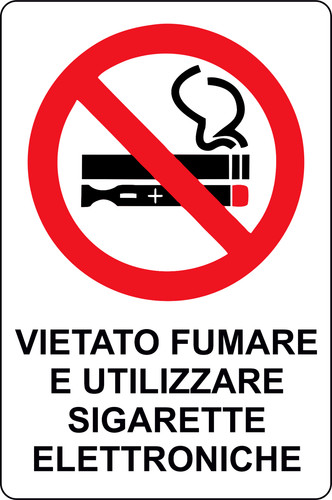 Adesivo vietato fumare usare - fumare, e