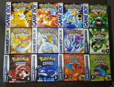 12 box pokemon  gameboy  - nintendo - solo scatole - Only Box - Regalo Natale