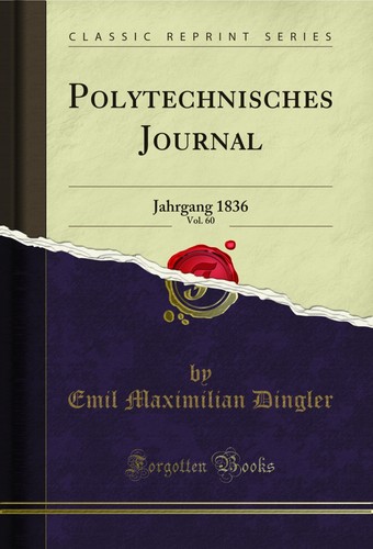 Polytechnisches journal vol - polytechnisches, journal,