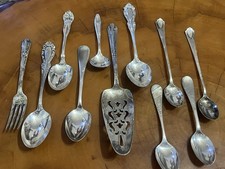 Lotto posate piatto argento