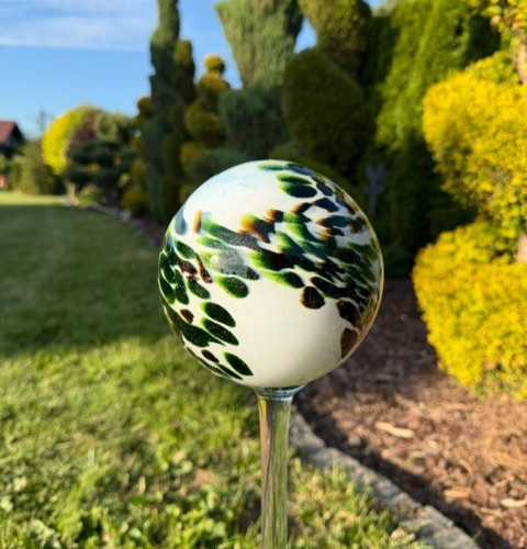 Sfera vetro verde - sfera,