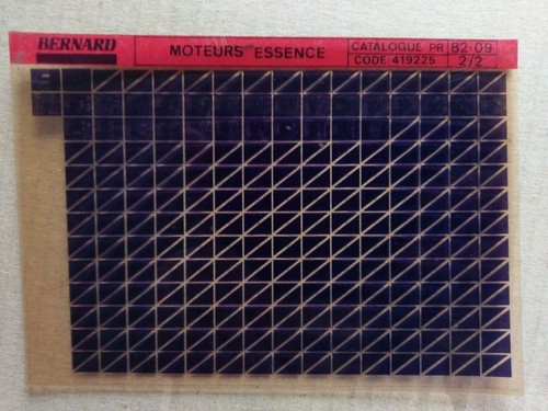 Microfiche bernard moteurs - microfiche,