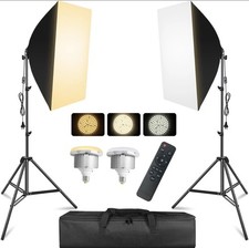 2X MSKIRA Softbox Kit