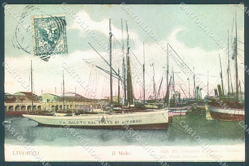 Livorno città molo barche - livorno,