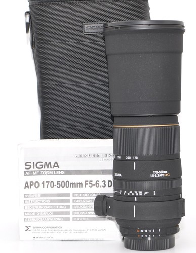 Obiettivo sigma 170 - obiettivo, 170-500