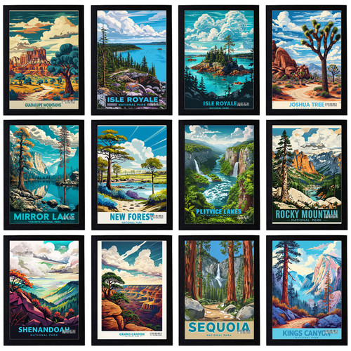 Poster vintage parchi - vintage,