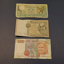 Vecchie Banconote Italiane In