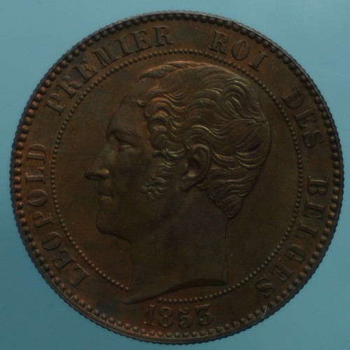 Belgio centimes 1853 large - 10,