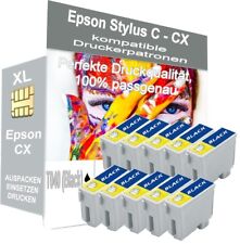 10 cartucce stampante black compatibili per Epson Stylus C62 (no originali Epson)