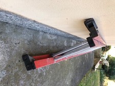 Scala in alluminio professionale. 2 rampe da 10 gradini.