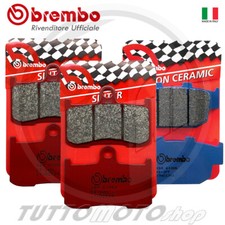 PASTIGLIE BREMBO TRIUMPH STREET TRIPLE R 675 2009-2016 KIT ANTERIORI+POSTERIORI