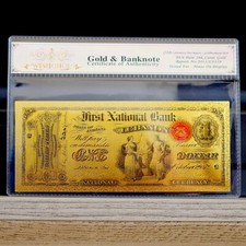 Banconota 100 mg oro 24 carati