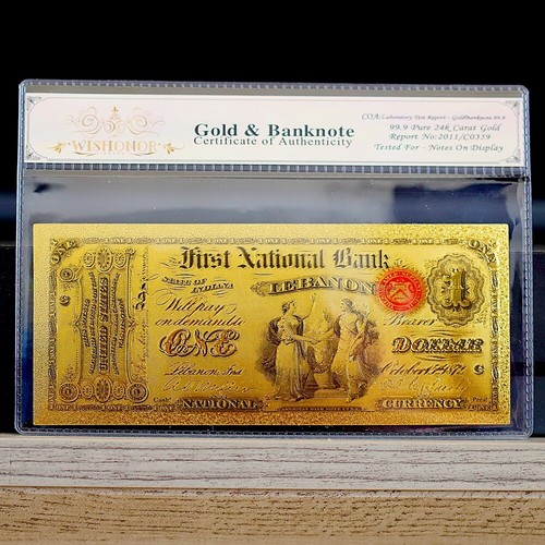 Banconota 100 oro carati - 100,